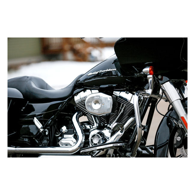 Stealth Tribute Air Cleaner Kit Chrome For 16-17 Softail