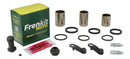 Caliper Repair Kit + Piston Front Black / Silver For Honda CBR 1100 XX Blackbird 1997-2000 - 23 / 25 MM