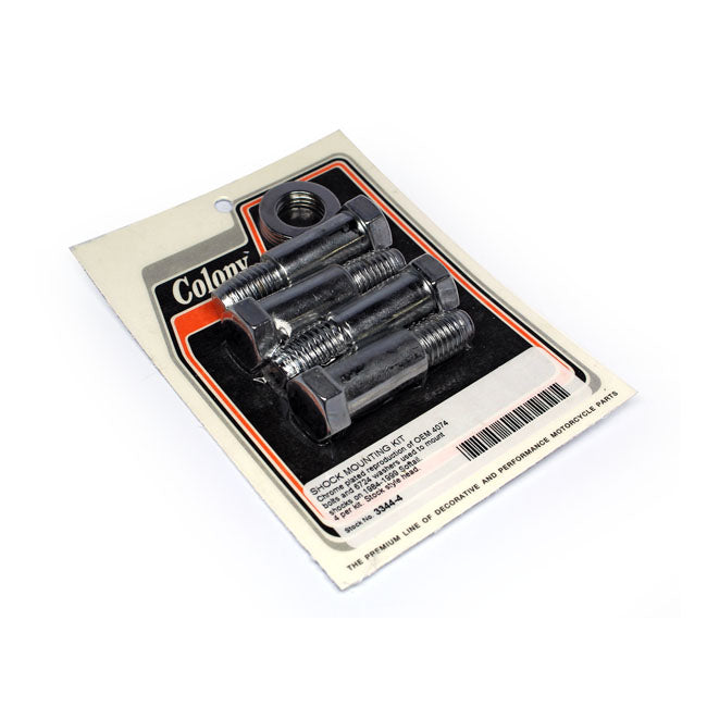 Softail Shock Mount Kit Chrome For 84-99 Softail