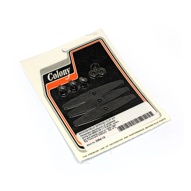 Windshield Spring Clip Kit For 36-E67 Big Twins & sidecars