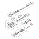 End Plate Countershaft Chrome