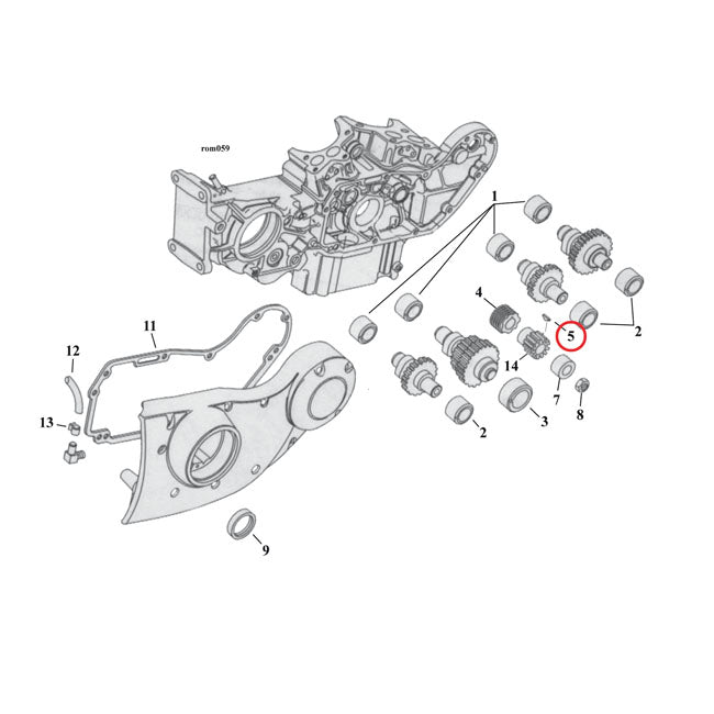 Woodruff Key Sportster For 01-22 XL