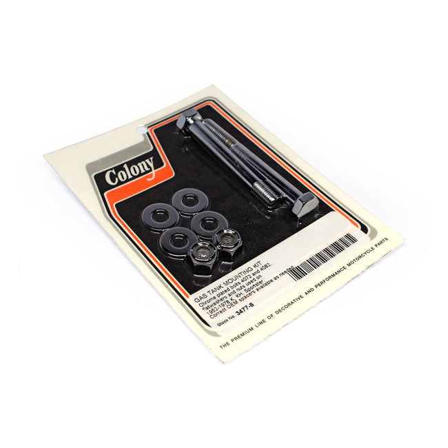 Gas Tank Mount Kit Chrome For 79-81 XLCH