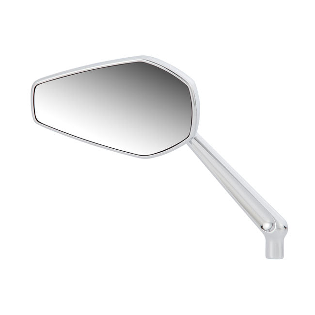 Mini Stocker Billet Mirror Left Chrome