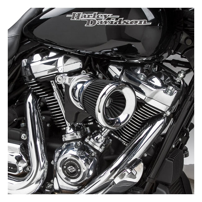 M8 Velocity 65 Degree Air Cleaner Kit Chrome For 18-21 Softail