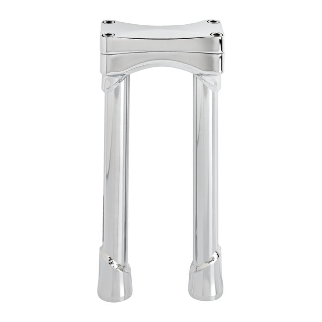 Murdock O/S Straight Risers 10 Inch Chrome TUV Approved