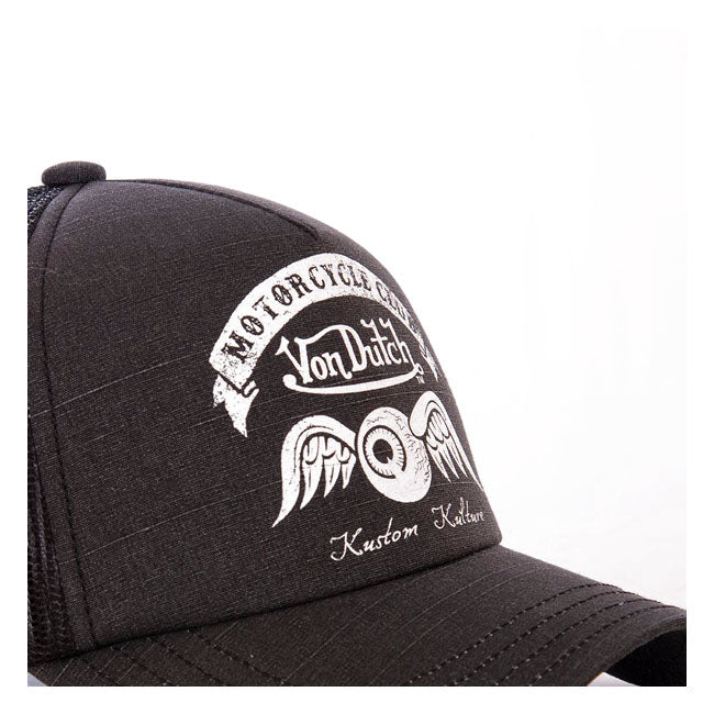 Von Dutch Trucker Cap Crew8 Black