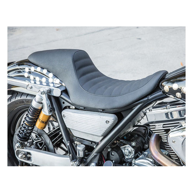 2-Up Traction Seat Black For 82-94 & 99-00 FXR NU
