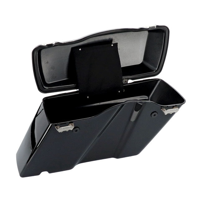 Motorcycle Storehouse Standard Saddlebag Set Black For 94-13 FLT/Touring