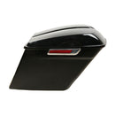 Motorcycle Storehouse Down Extended 5 Inch Saddlebag Set Black For 14-21 Touring