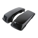 Motorcycle Storehouse Saddlebag Lid Set Black For 94-13 Touring