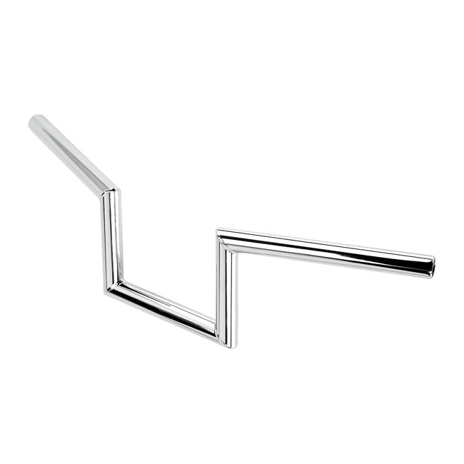 1 Inch Zed Handlebar Chrome TUV Approved Fits 82-21 H-D With 1" ID Risers