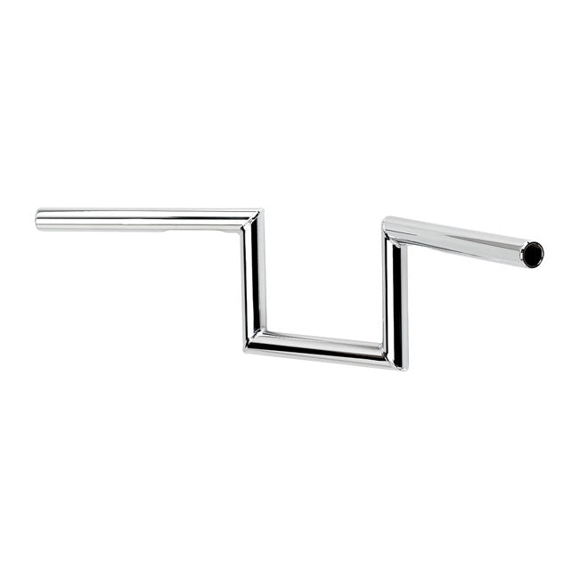 1 Inch Zed Handlebar Chrome TUV Approved Fits 82-21 H-D With 1" ID Risers