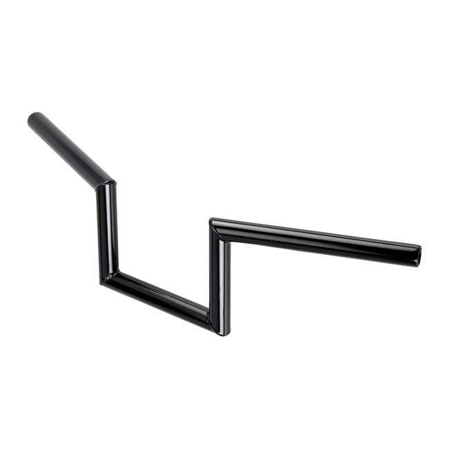 1 Inch Zed Handlebar Black TUV Approved Fits 82-21 H-D With 1" ID Risers