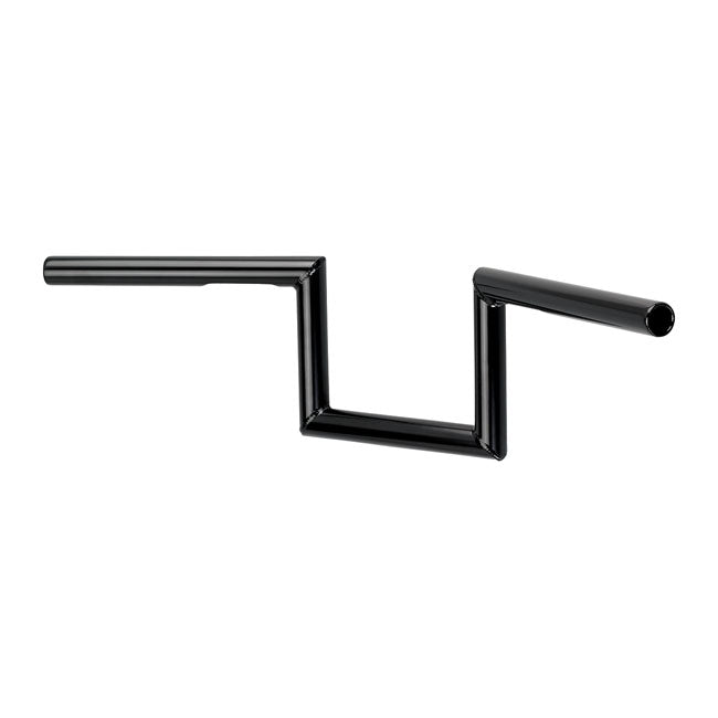 1 Inch Zed Handlebar Black TUV Approved Fits 82-21 H-D With 1" ID Risers