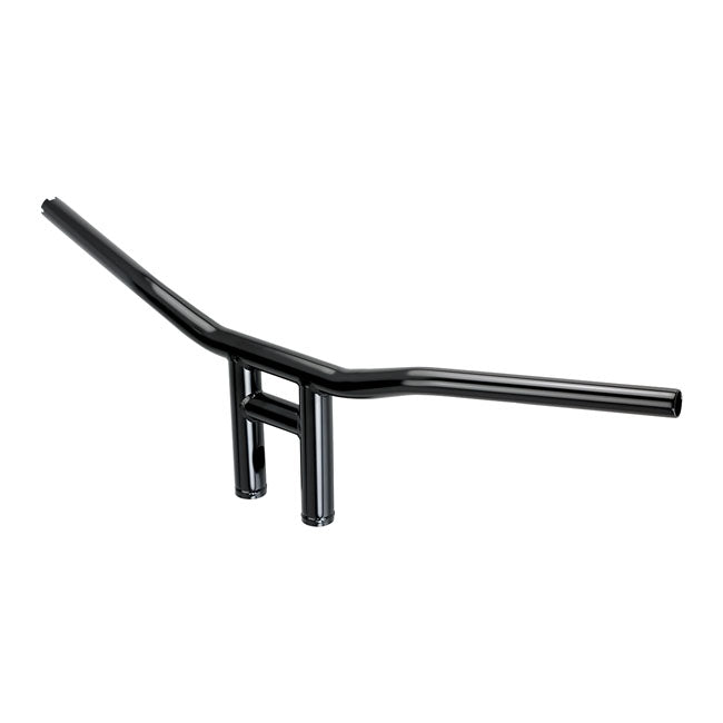 Tyson XL Handlebar 8 Inch Black TUV Approved Fits 08-21 H-D E-Throttle With 3-1/2" Mount Bolt Spacing