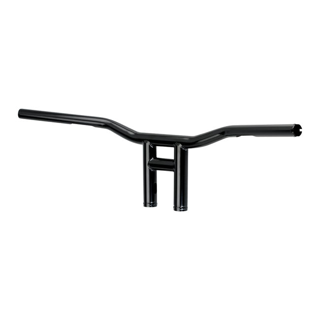 Tyson XL Handlebar 8 Inch Black TUV Approved Fits 08-21 H-D E-Throttle With 3-1/2" Mount Bolt Spacing