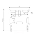 Under Fender License Plate Bracket Kit Pro2