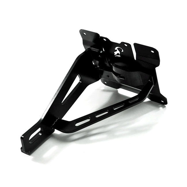 Side Mount License Plate Bracket Kit Black For 90-03 XL (NU)