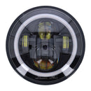 Bright 7 Inch Led Headlamp Black