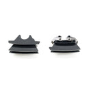 Head Bolt Bridge Cover Set Finned Black For 18-22 Softail