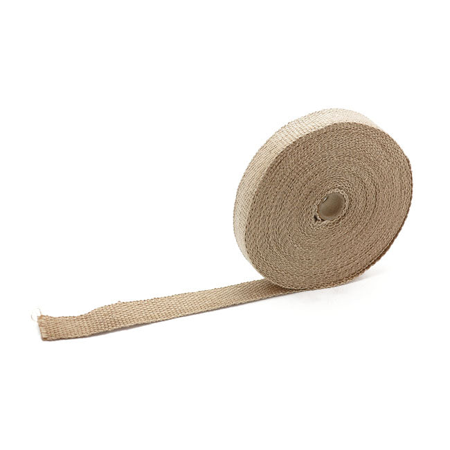 Exhaust Insulating Wrap 1 Inch Wide Light Brown