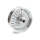 Radial 48 Fat Spoke Front Wheel 3.50 x 16 SF Chrome For 04-05 FXDWG