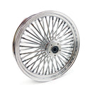 Radial 48 Fat Spoke Front Wheel DF Chrome - 3.50 X 18