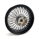 Radial 48 Fat Spoke Rear Wheel Black - 5.50 X 18 For 08-22 Touring