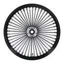 Radial 48 Fat Spoke Front Wheel SF Black - 2.15 X 19