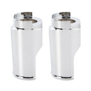 Smooth Fork Boots For Fat Wheels Chrome For 14-21 Touring