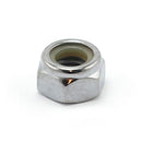 M8 X 1.25 Nylon Insert Lock Nuts Chrome