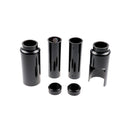 6 Pieces Fork Tube Cover Kit Gloss Black Inc Hardwares For 06-17 Dyna NU