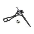 Side Mount License Plate Bracket Black Germany For 15-17 Dyna NU