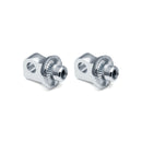 Splined Male Mount Peg Adapters Adj Stop Chrome