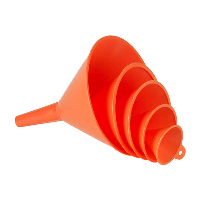 Orange Funnel Set 5-Piece 50 MM To 150 MM