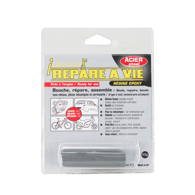 Idées-Fix Moldable Metal Steel 50 Grams