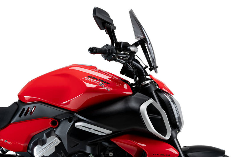Adjustable Sport Screen Light Smoke For Ducati Diavel V4 2024-Current