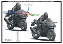 Aileron Mirrors Black For Kawasaki Ninja ZX-6R 2023-Current