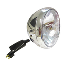 Headlight Round Chrome Universal 7" Clear Lens