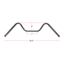 Handlebar 7/8" Chrome Pull Back 6" Rise