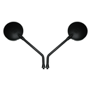 Mirrors 10 MM Black Round Left or Right Kaw