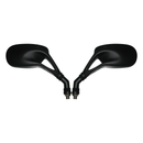 Mirrors 10 MM Black Rectangle Left & Right Sports Yam