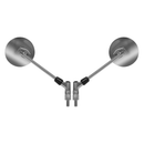 Mirrors 10 MM Round Chrome Left & Right