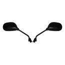 Mirrors 8 MM Black Rectangle Left & Right
