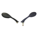Mirrors 8 MM Black Round Left & Right Vespa ET2 & ET4