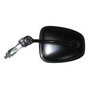 Mirror Black Rectangle Left or Right Bar End Fit
