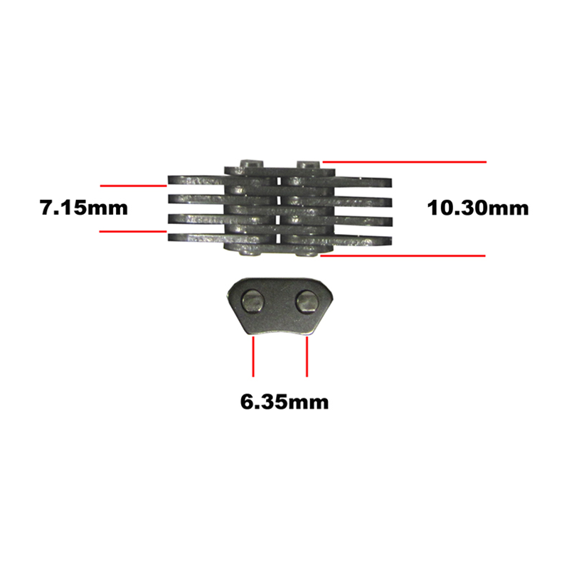 Link Rivet Cam Chain SC0412H ID