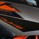 3D Motorcycle Stickers - Tank Sides For KTM 390 Duke 2021>2023