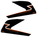 3D Motorcycle Stickers - Tank Sides For KTM 125 Duke 2021>2023